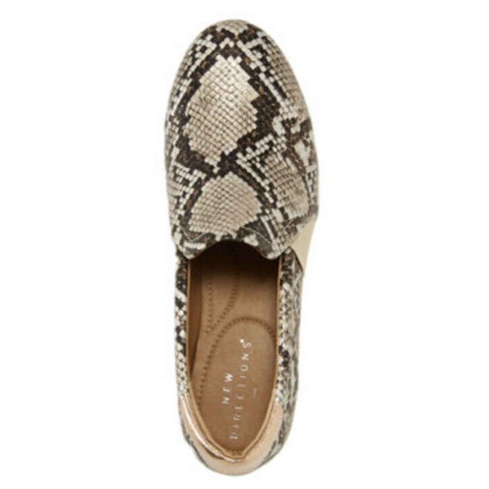 New Directions Sporty Sneaker.Sz 7.5M.Chic Wedge.Snake Color.1.5in Heel.MRSP$60.